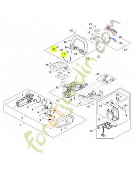 Ressort de connexion stihl réf. 4242-442-1600
