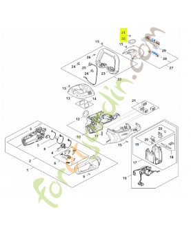 Couvercle stihl réf. FA01-820-8000