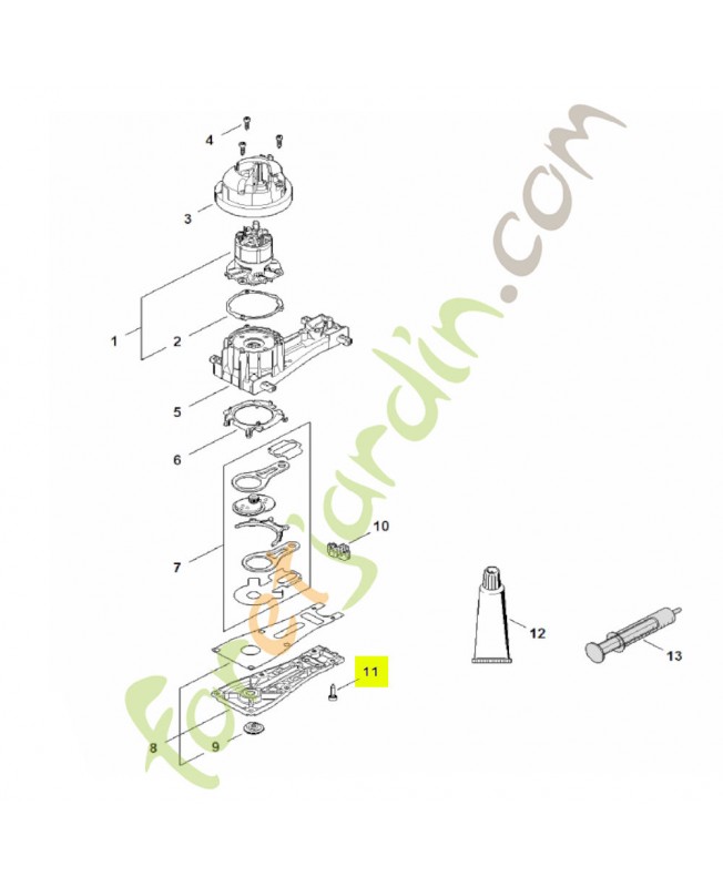 Vis cylindrique is-d5x20 stihl réf. 9075-478-4136