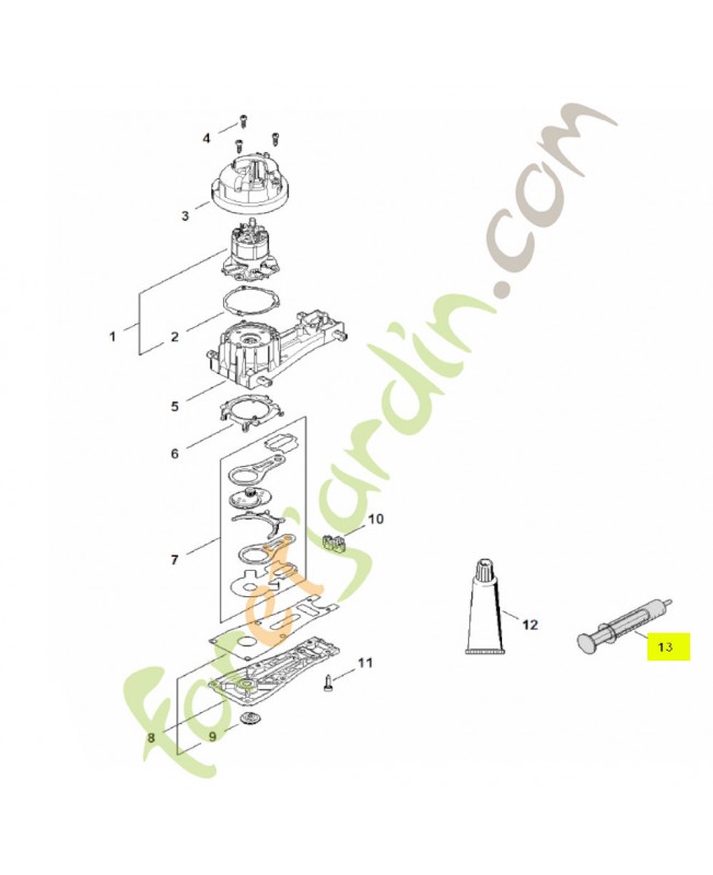 Pompe à graisse réf. Stihl 0000-890-2500
