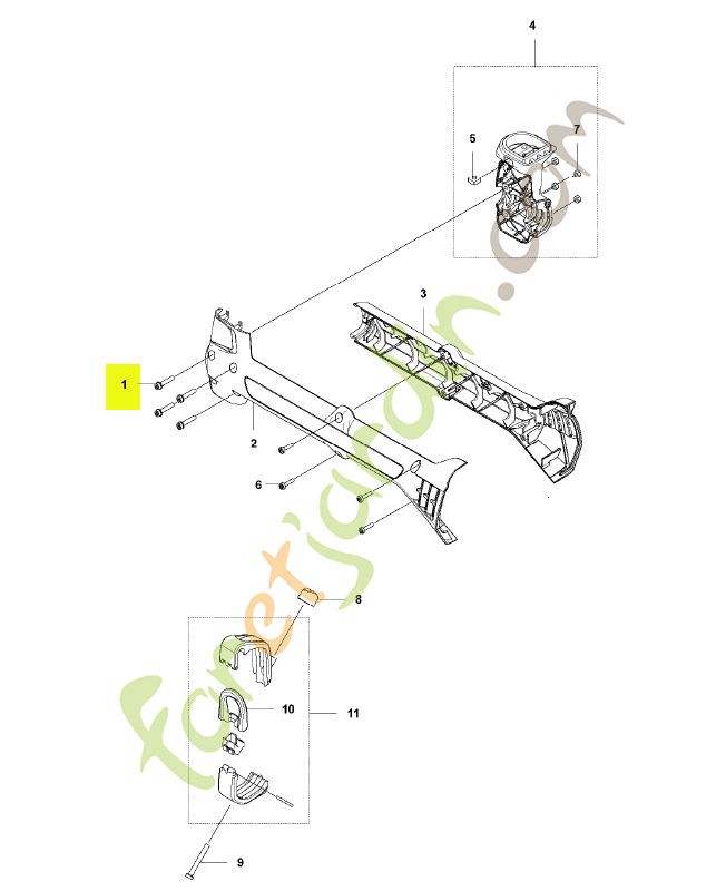 Vis husqvarna réf : 525755104