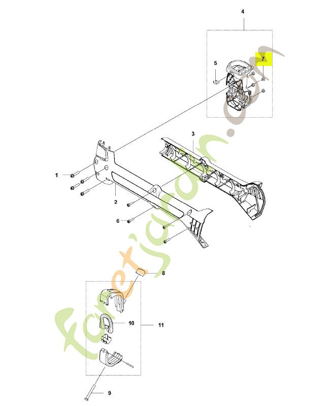 Ecrou husqvarna réf : 731231401