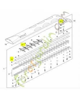 Ecrou a six pans stihl réf. 9216-263-0710