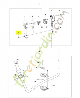 Ecrou husqvarna ref. 503221012