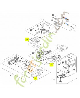 Vis cylindrique IS-P4x16 stihl réf : 9074-477-3025
