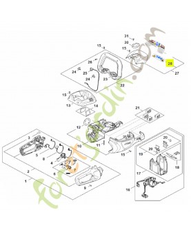 Pictogramme d'avertissement hsa 140 réf. Stihl HA02-967-7200