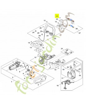 Vis cylindrique IS-P4x12 stihl réf. 9074-477-2980