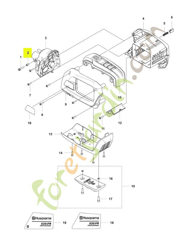 Vis husqvarna réf : 525764605