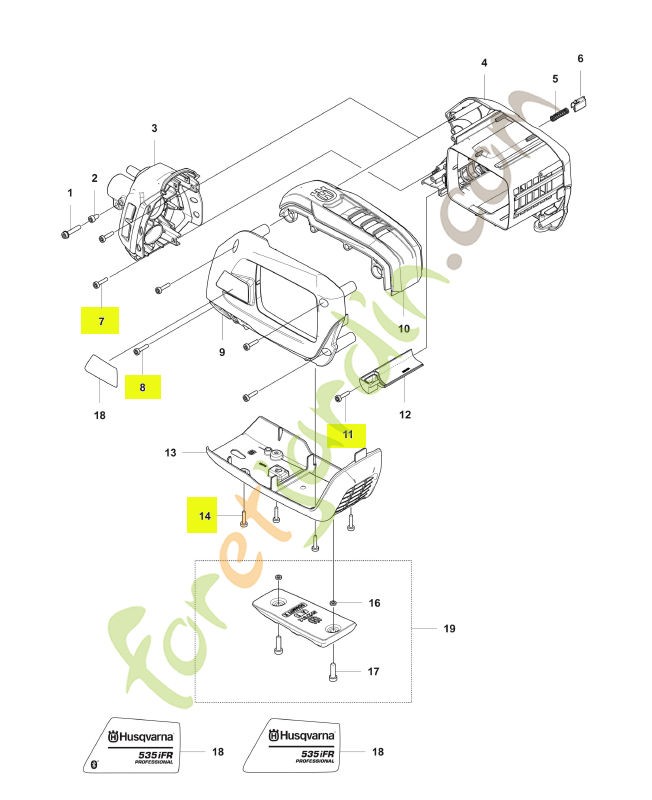 Vis husqvarna réf : 580292901