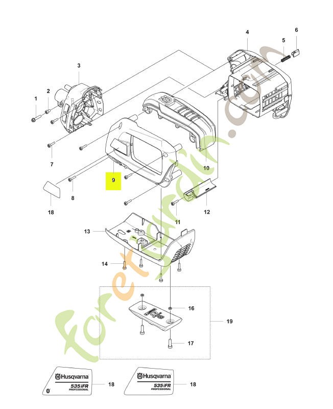 Carter husqvarna réf : 590772401
