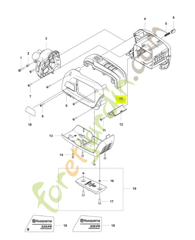 Carter husqvarna réf : 590770601