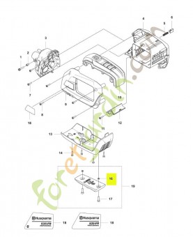 Ecrou husqvarna réf : 574404401