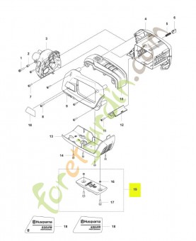 Poids husqvarna réf : 593349101