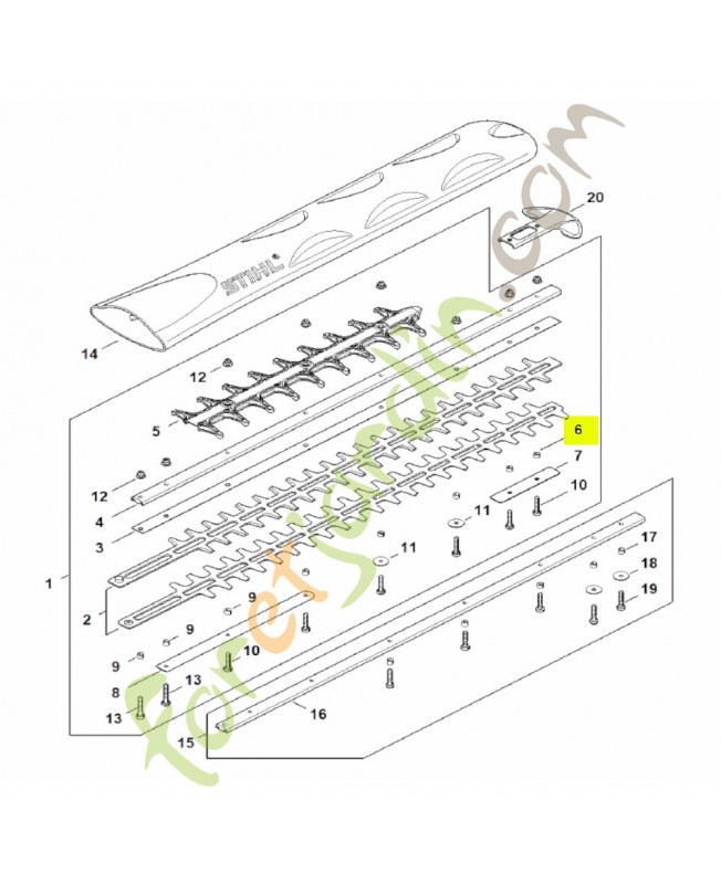 Douille 4,92 mm stihl réf. 4237-641-4903