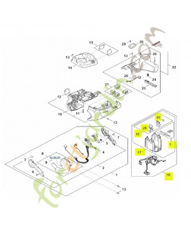 Module électronique réf. Stihl HA02-430-1402