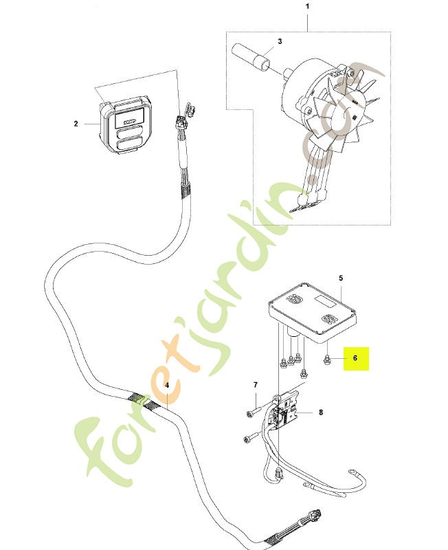 Vis husqvarna réf : 525755107