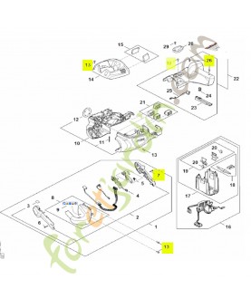 Vis cylindrique IS-P4x16 stihl réf : 9074-477-3025