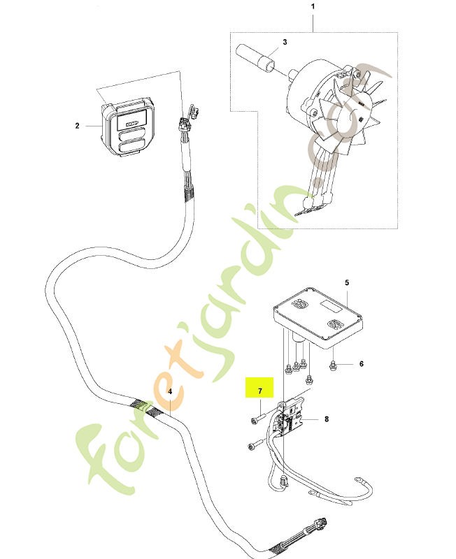 Vis husqvarna réf : 580292901