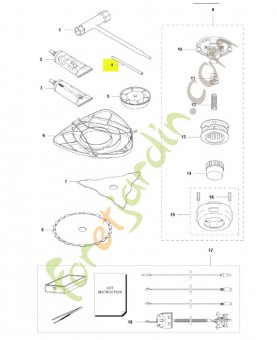 Outil de blocage husqvarna réf : 502285901