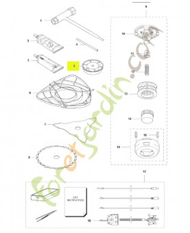 Bol de garde husqvarna réf :503890102