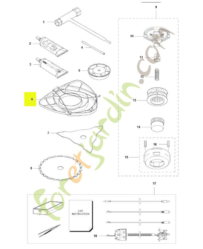 Protection transport husqvarna réf : 544359101
