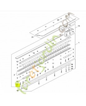 Vis cylindrique is m5x30 stihl réf. 9022-341-1070