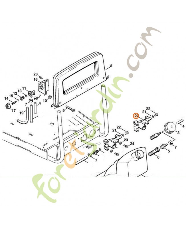 Corps stihl ref. 4735-511-0100