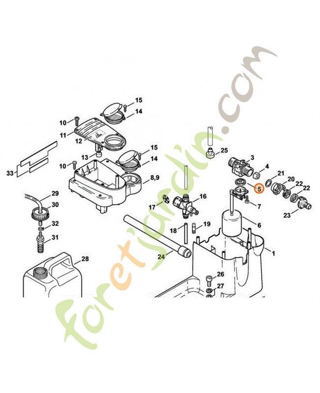 Membrane stihl ref. 4736-709-0500