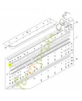 Glissière de guidage 1000mm/40" t Stihl réf. 4237-641-4603