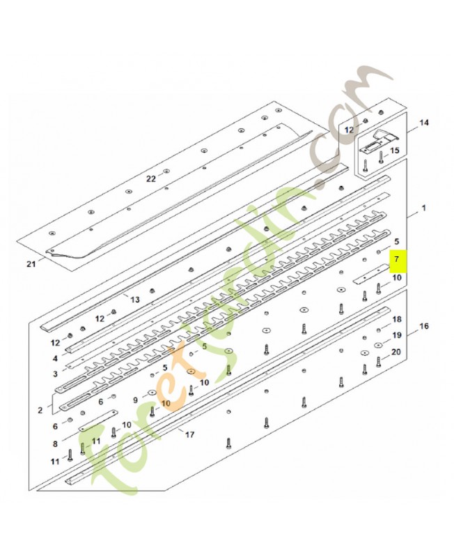 Tôle de protection Stihl réf. 4237-717-3100