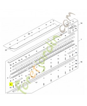 Piece de renforcement Stihl réf. 4237-711-4800
