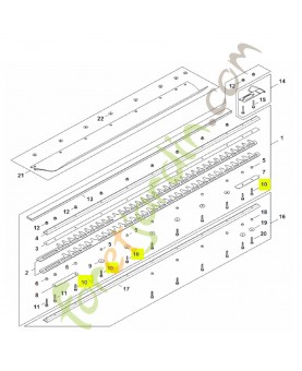 Vis cylindrique m 5x25 Stihl réf. 9022-341-1050