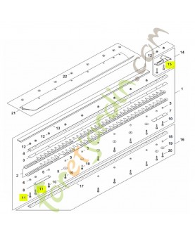 Vis cylindrique is m5x30 Stihl réf. 9022-341-1070