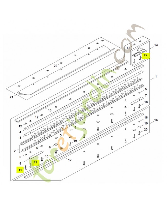Vis cylindrique is m5x30 Stihl réf. 9022-341-1070