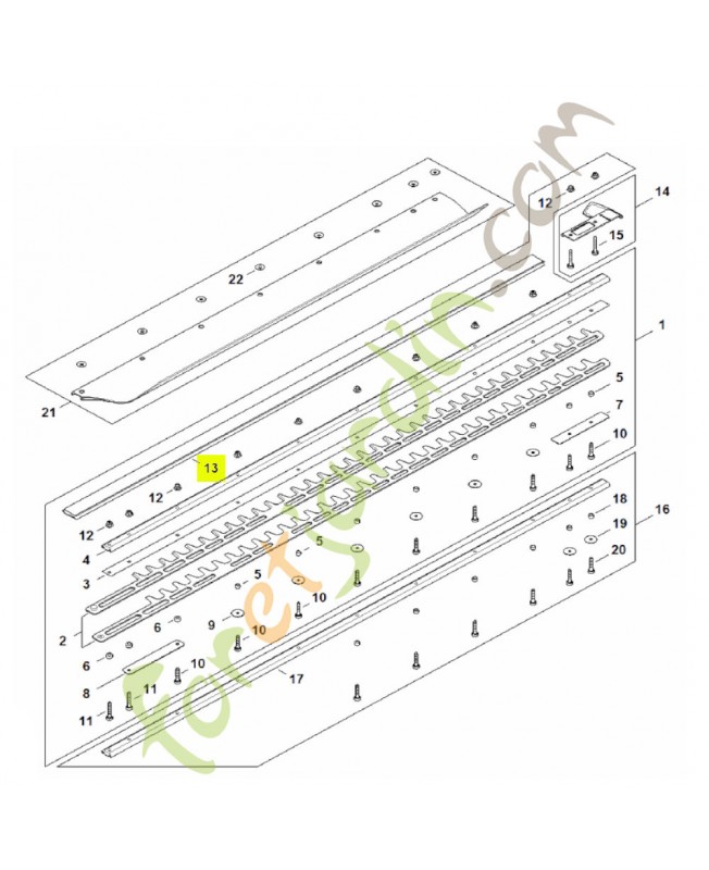 Protège-couteaux 1000 mm/40" e Stihl réf. 4237-790-9203