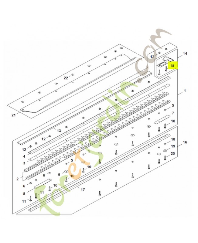 Vis cylindrique is m5x30 Stihl réf. 9022-341-1070 en stock