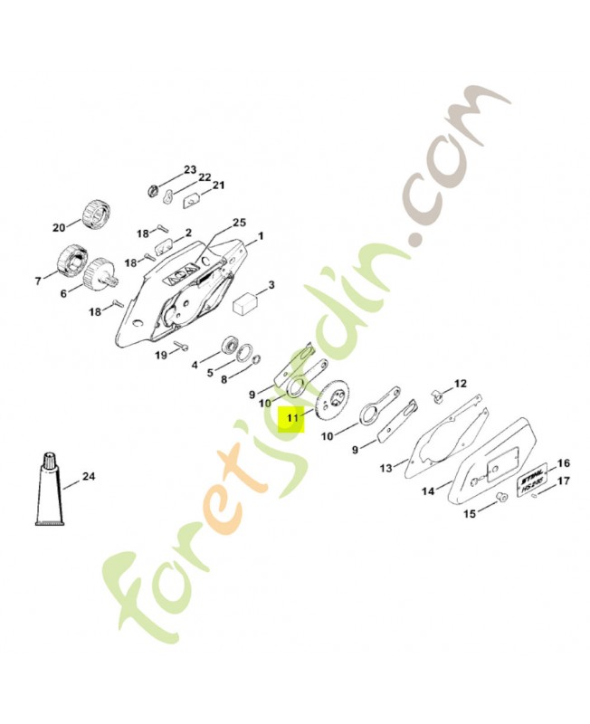 Pignon 57 dents stihl réf. 4226-640-7500