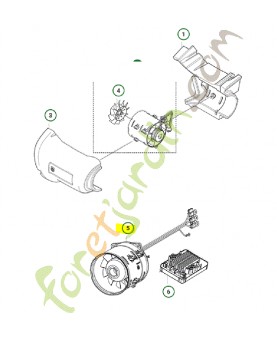 Ventilateur Husqvarna ref. 529626301