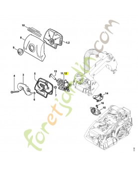 Carburateur Stihl ref. 1146-120-0600