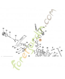 Cable de court-circuit Stihl ref. 1117-440-2200