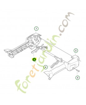 Gachette de sécurité husqvarna ref. 589274001 Remplace la référence 577512301