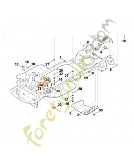 Vis taraud 6x30 Stihl ref. 9039-488-1290