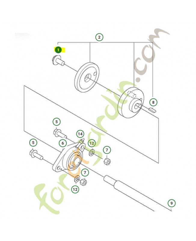 Vis Husqvarna ref. 543077344