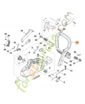 Poignée tubulaire Stihl réf. MB01-791-1700