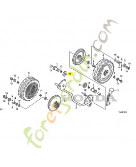 Capuchon de couvercle de Honda réf. 42868VA9K40