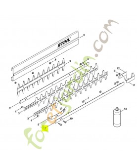 Glissière de guidage 600 mm / 24" Stihl réf. 4226-740-6501
