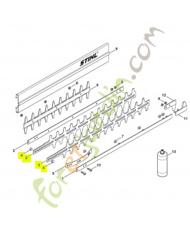 Jeu 2 couteaux 600mm Stihl réf. 4226-710-6051