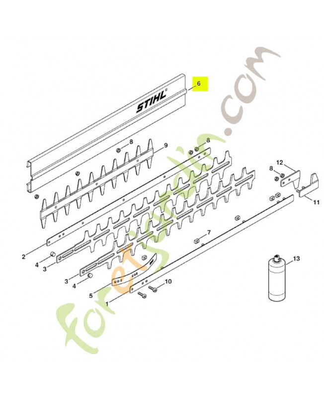 Protège-couteaux 600 mm / 24" Stihl réf. 4226-790-9200