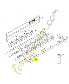 Vis cylindrique is m5x20 Stihl réf. 9022-371-1020