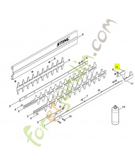Pièce guidage protection Stihl réf. 4226-792-9001